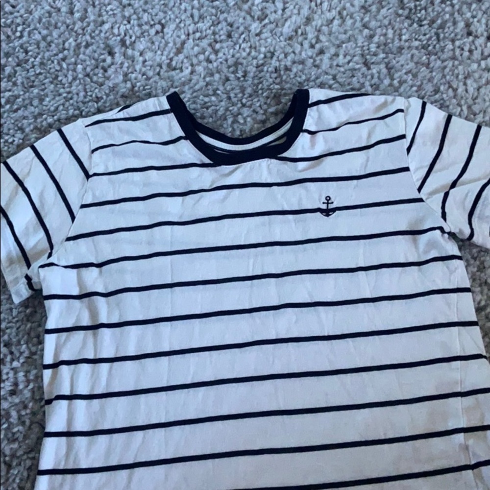 Cotton On Striped Anchor Tee